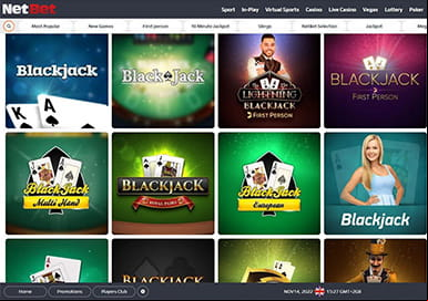 The NetBet Online Blackjack Casino